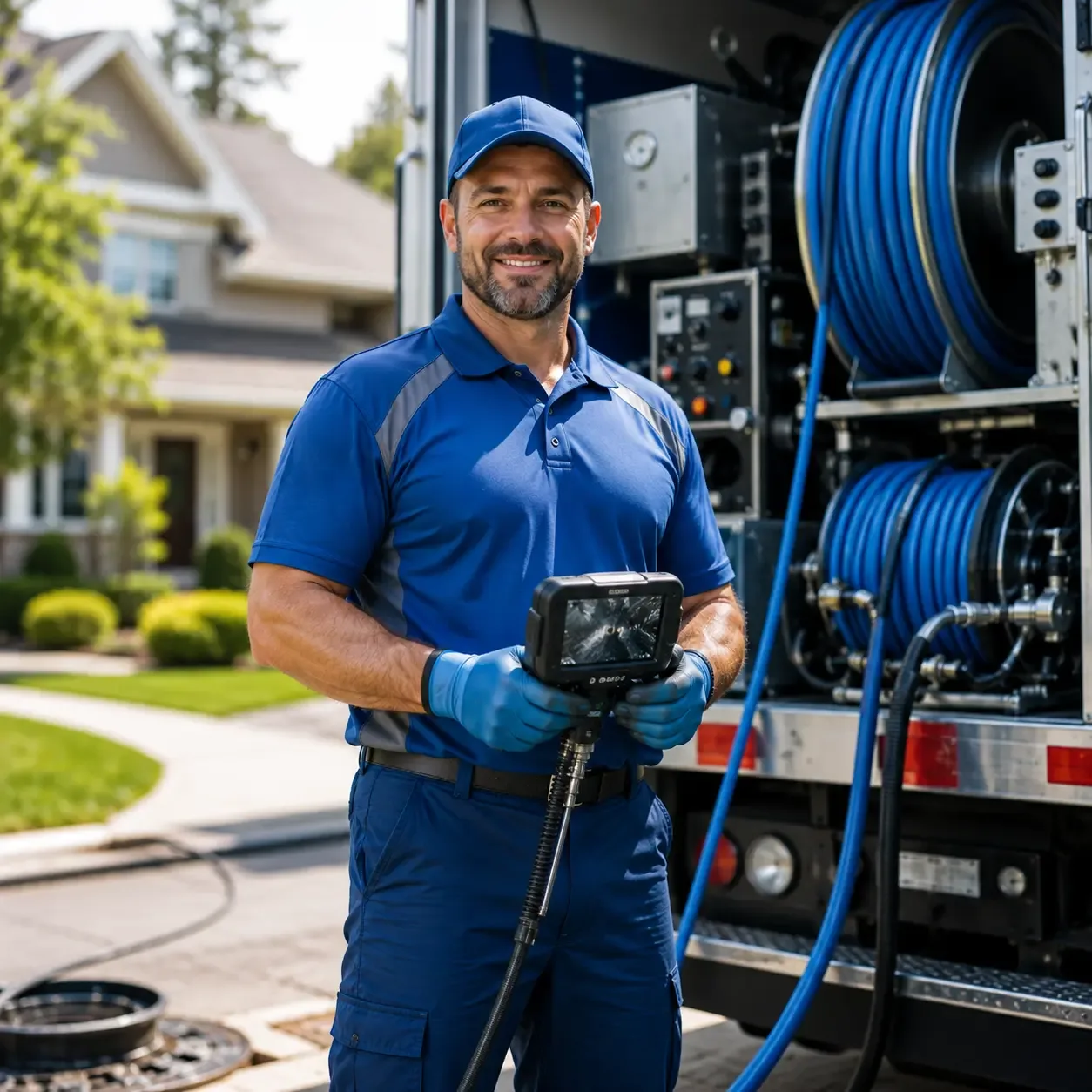 Local outdoor drain cleaning specialists in Gaines, PA